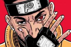 美漫画师演绎哈利伯顿风忍者，cos复制卡卡西头像引热议