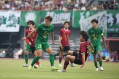 全运会男足U20预选赛浙江队1-1战平北京队