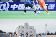 穆斯卡特发布会上祝贺蒯纪闻收获首球，并希望他继续努力
