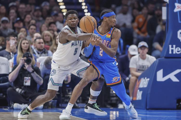 NBA季后赛雷霆 vs 森林狼 关键数据解析 青春风暴谁主沉浮？