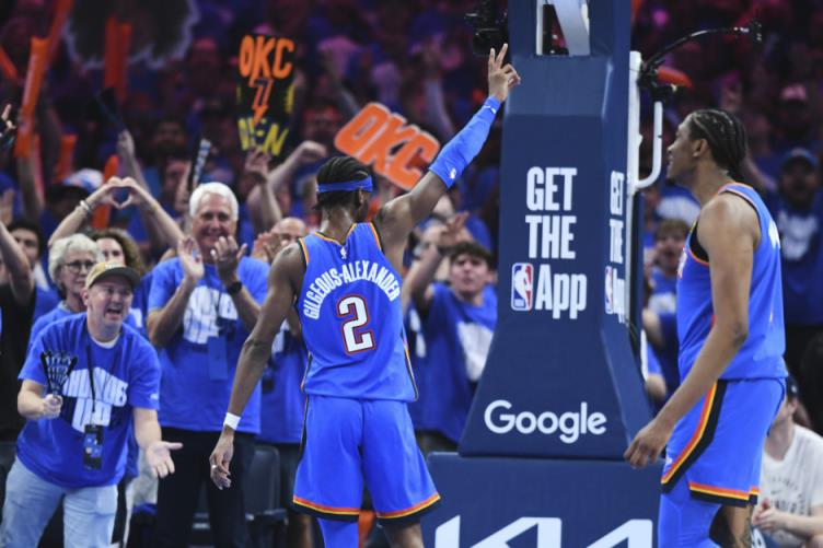 NBA季后赛森林狼 vs 雷霆：雷霆新三少爆发，爱德华兹32分难救主